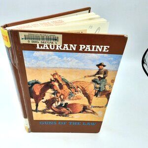 LARGE PRINT Guns of the Law by Lauran Paine 1999 HB LARGE PRINT LP Western Novel